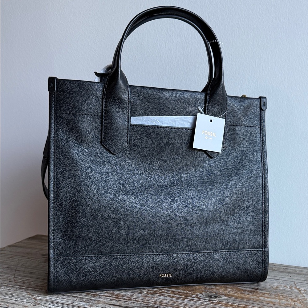 Fossil  Kyler Black Leather Handbag